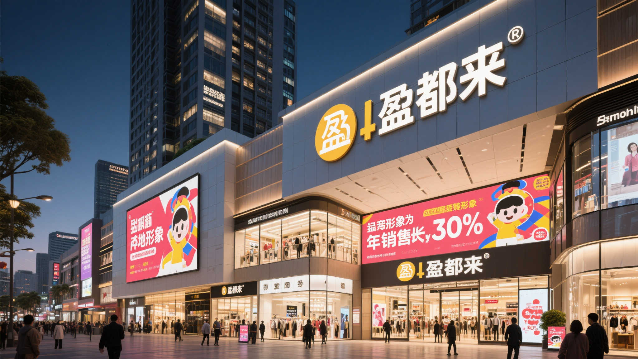 胖都来商场更名盈都来，焕新启航