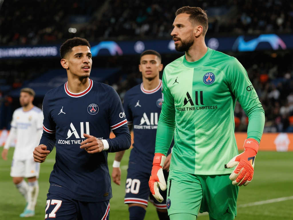 阿什拉夫：志在将欧冠荣耀献给巴黎，多纳鲁马并肩作战